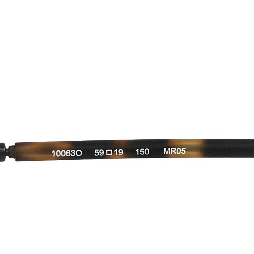 OGA by Morel Eyeglasses Frames 10063O MR05 Black Tortoise Full Rim 59-19-150